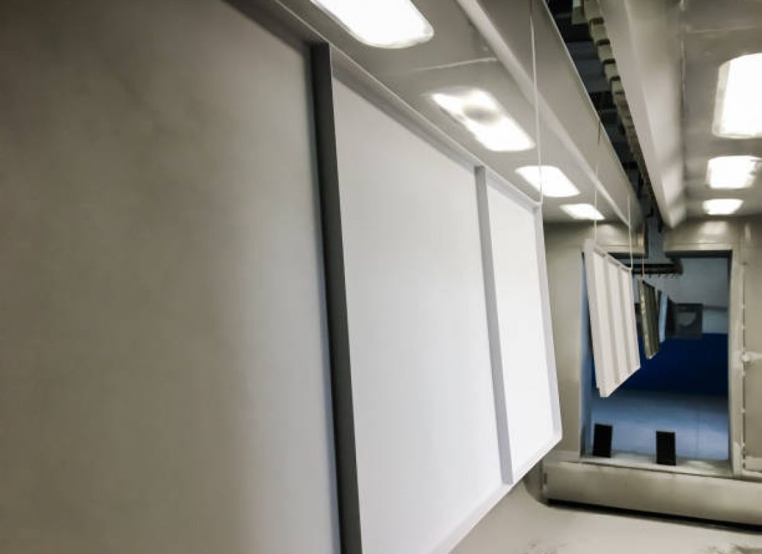 Electrostatic painting in Lowell ,MA by Porcelain Patch & Glaze